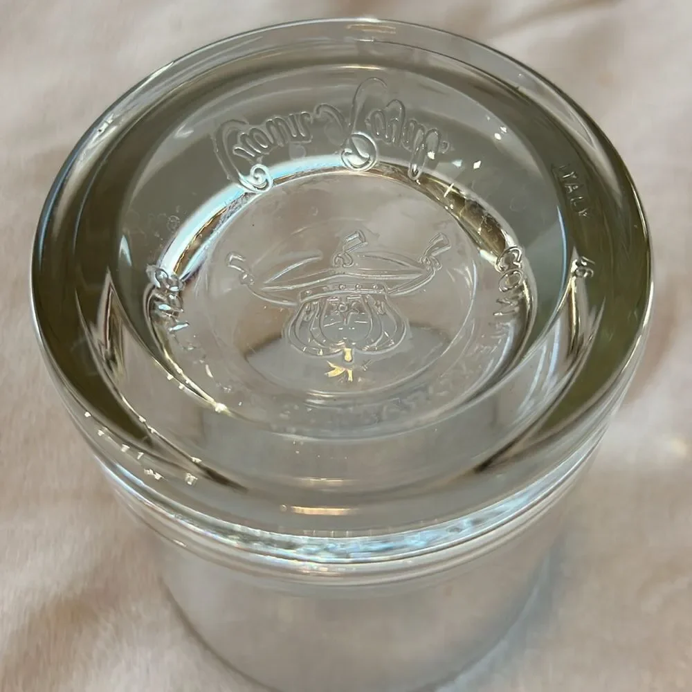 Crown Royal Rocks Glass 8 Oz Embossed Logo 3 1/4 In Round 3 1/2 In Tall Cocktail